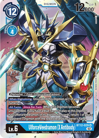 UlforceVeedramon (X Antibody) [BT12-029] [Across Time] - Destination Retro