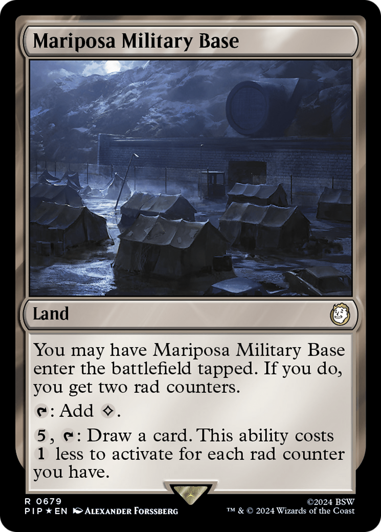 Mariposa Military Base (Surge Foil) [Fallout] - Destination Retro