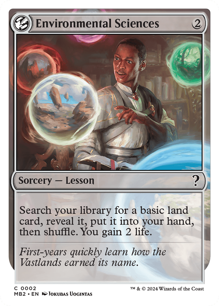 Environmental Sciences (White Border) [Mystery Booster 2] - Destination Retro