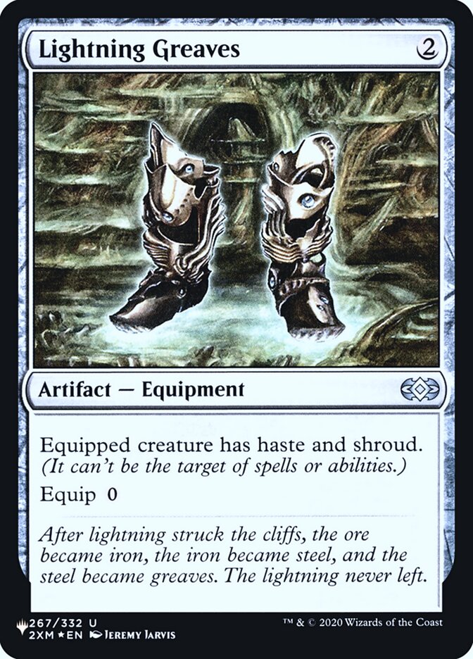 Lightning Greaves [Secret Lair: Heads I Win, Tails You Lose] - Destination Retro