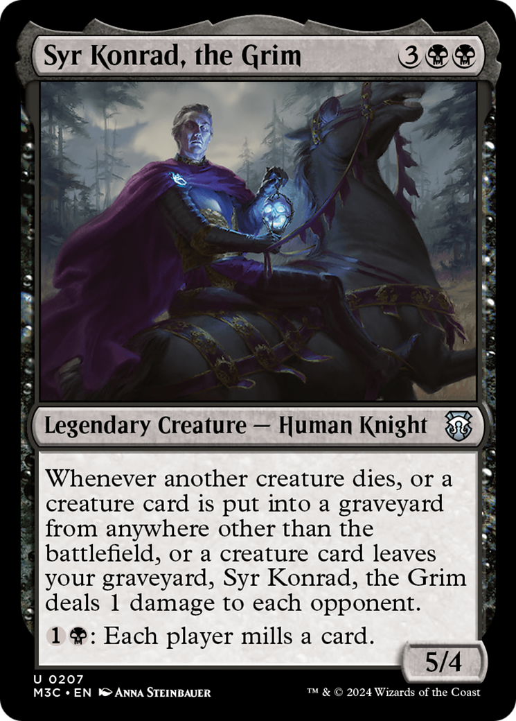 Syr Konrad, the Grim (Ripple Foil) [Modern Horizons 3 Commander] - Destination Retro