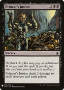 Evincar's Justice [Mystery Booster] - Destination Retro