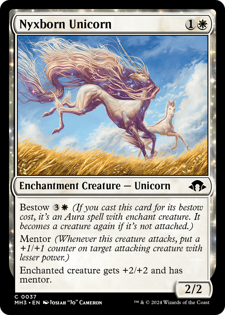 Nyxborn Unicorn [Modern Horizons 3] - Destination Retro