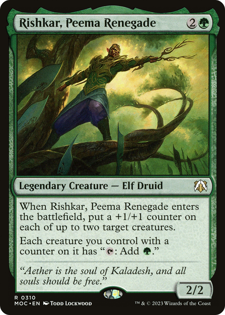 Rishkar, Peema Renegade [March of the Machine Commander] - Destination Retro
