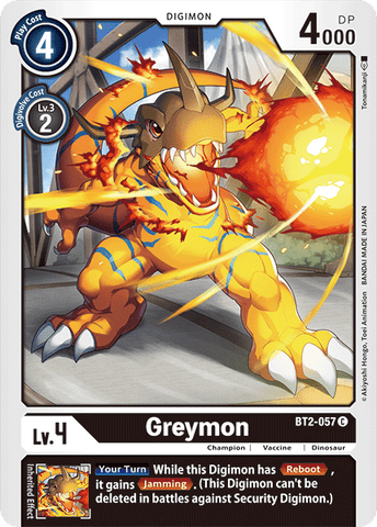 Greymon [BT2-057] [Release Special Booster Ver.1.0] - Destination Retro