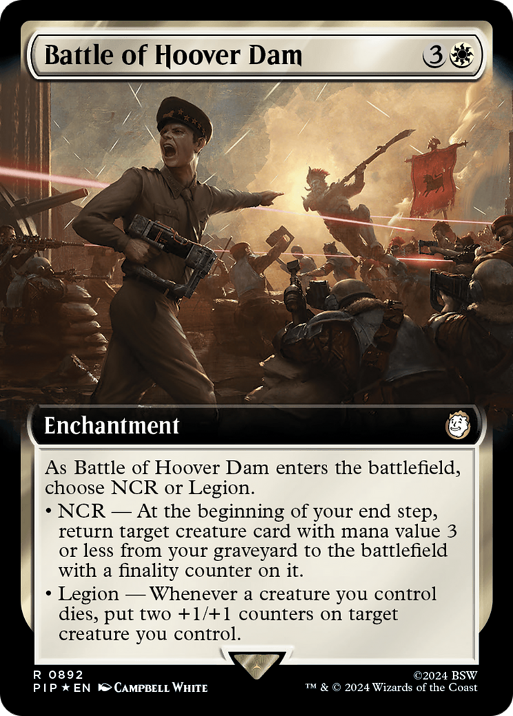 Battle of Hoover Dam (Extended Art) (Surge Foil) [Fallout] - Destination Retro
