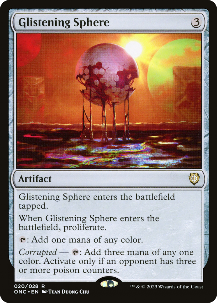 Glistening Sphere [Phyrexia: All Will Be One Commander] - Destination Retro
