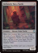 Definitely Not a Turtle [Teenage Mutant Ninja Turtles Commander] - Destination Retro