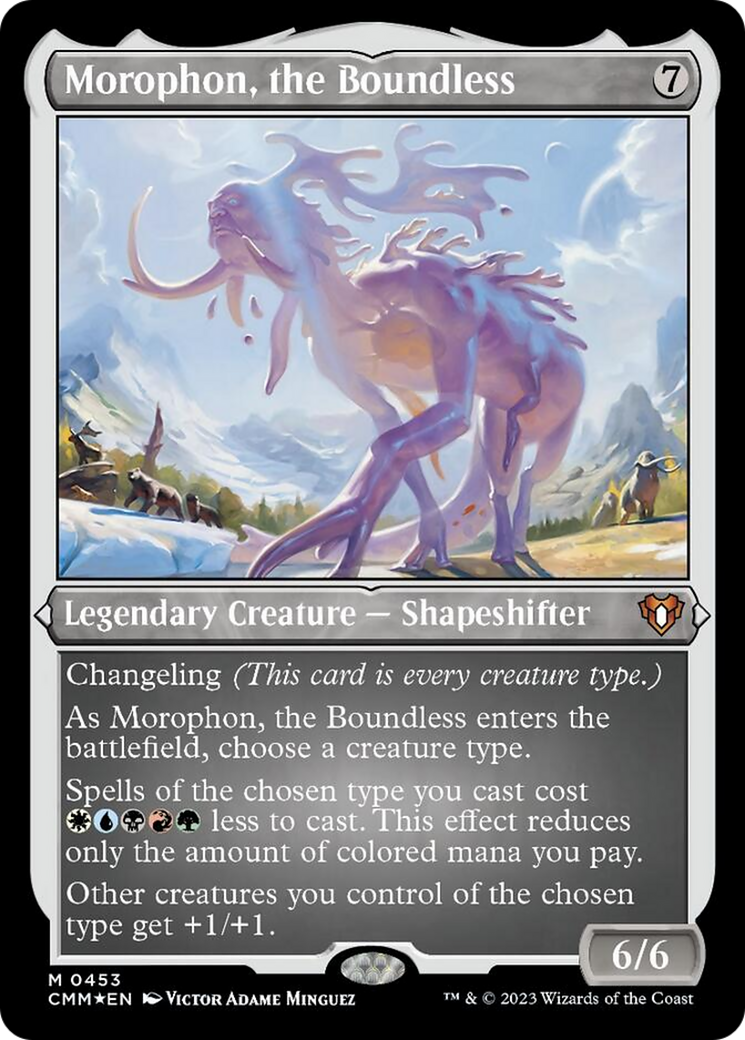 Morophon, the Boundless (Foil Etched) [Commander Masters] - Destination Retro