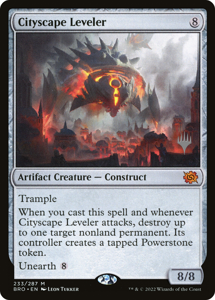 Cityscape Leveler (Promo Pack) [The Brothers' War Promos] - Destination Retro
