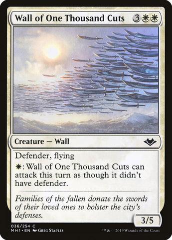 Wall of One Thousand Cuts [Modern Horizons] - Destination Retro