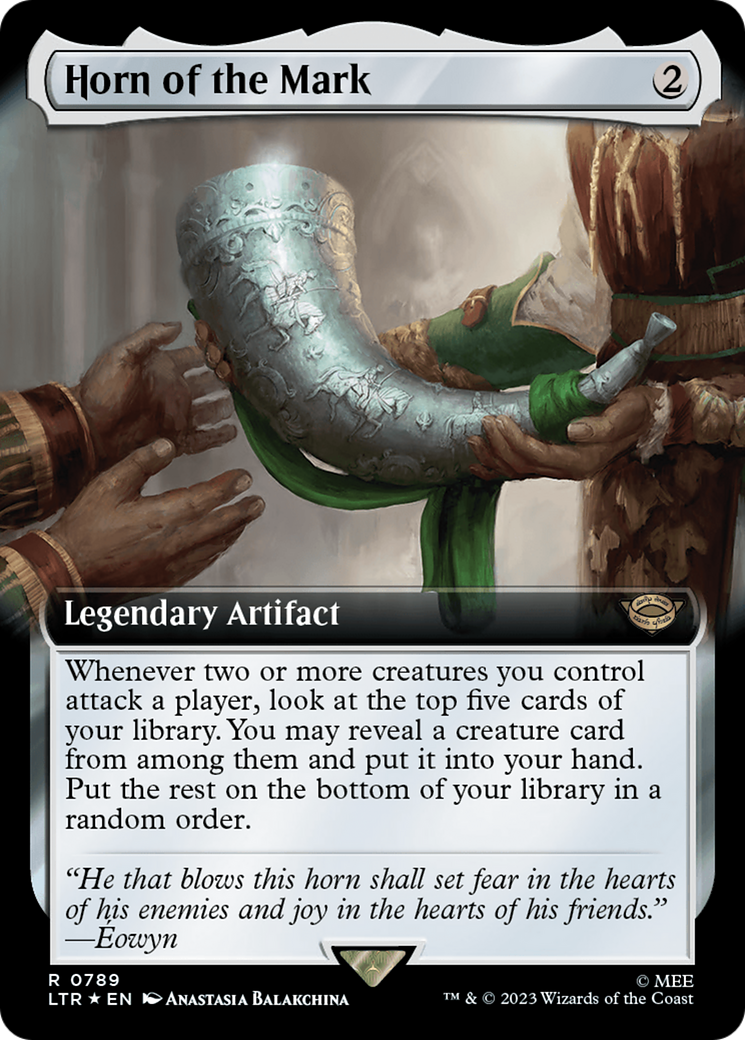 Horn of the Mark (Extended Art) (Surge Foil) [The Lord of the Rings: Tales of Middle-Earth] - Destination Retro