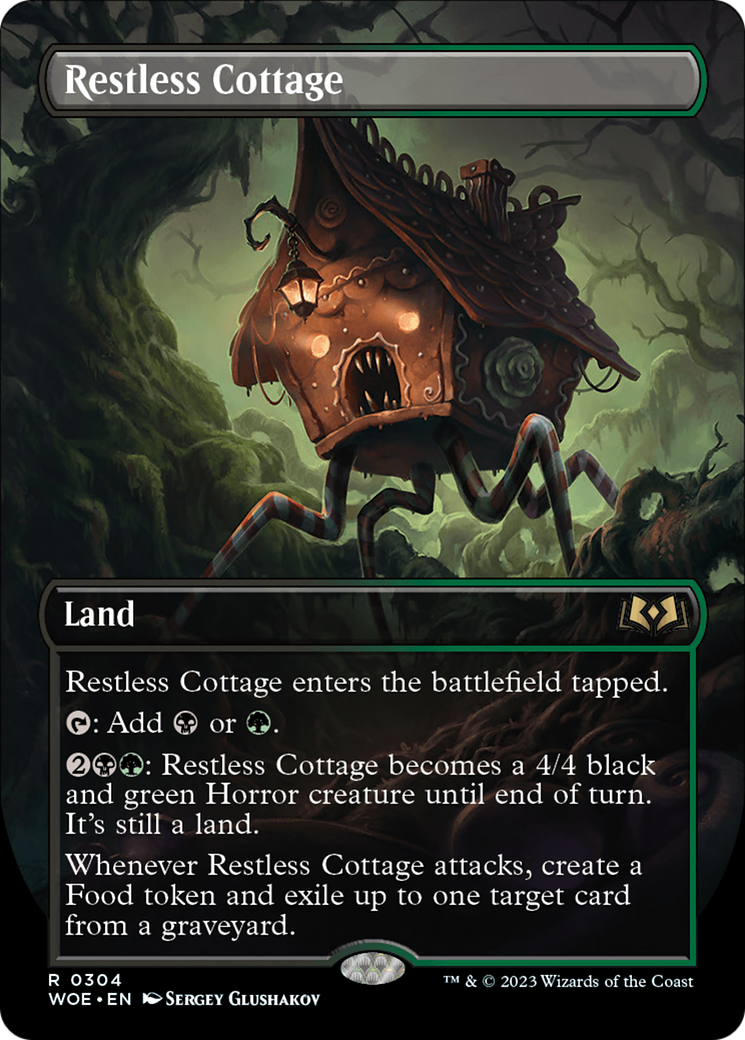 Restless Cottage (Borderless Alternate Art) [Wilds of Eldraine] - Destination Retro