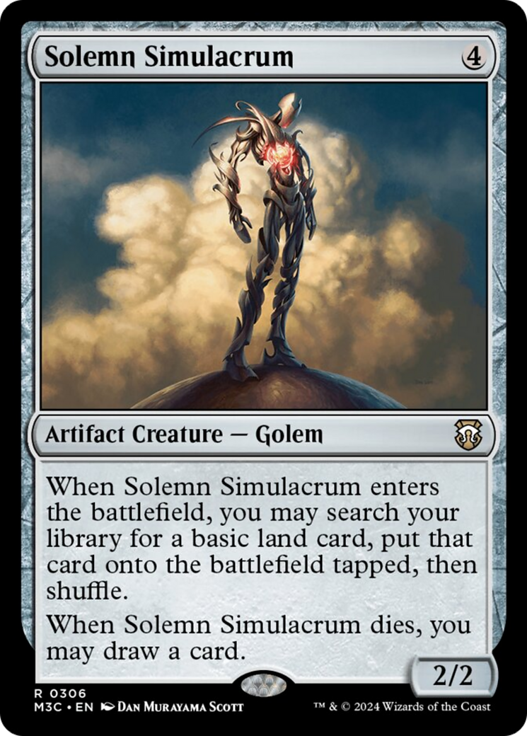 Solemn Simulacrum [Modern Horizons 3 Commander] - Destination Retro