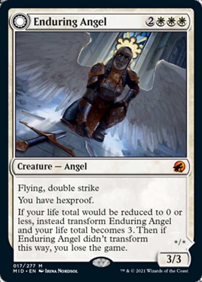 Enduring Angel // Angelic Enforcer [Innistrad: Midnight Hunt] - Destination Retro