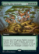Invoke the Ancients (Extended Art) [Kamigawa: Neon Dynasty] - Destination Retro
