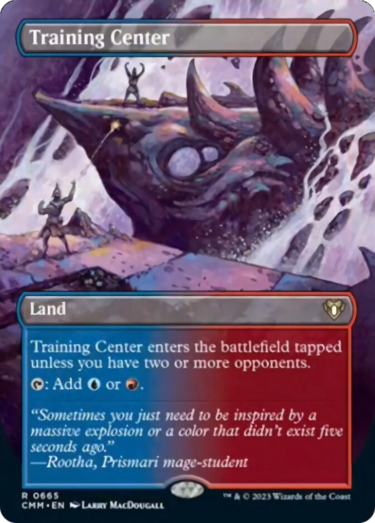 Training Center (Borderless Alternate Art) [Commander Masters] - Destination Retro