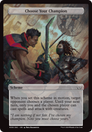 Choose Your Champion (Full Art) [Duskmourn: Archenemy] - Destination Retro