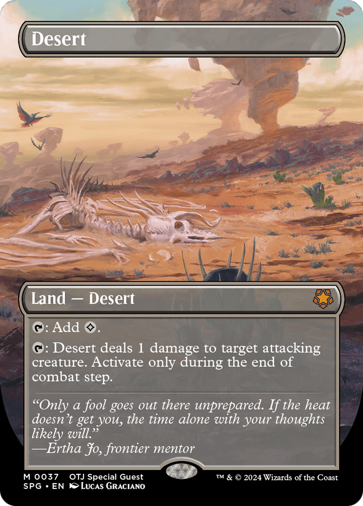 Desert (Borderless) [Outlaws of Thunder Junction Special Guests] - Destination Retro