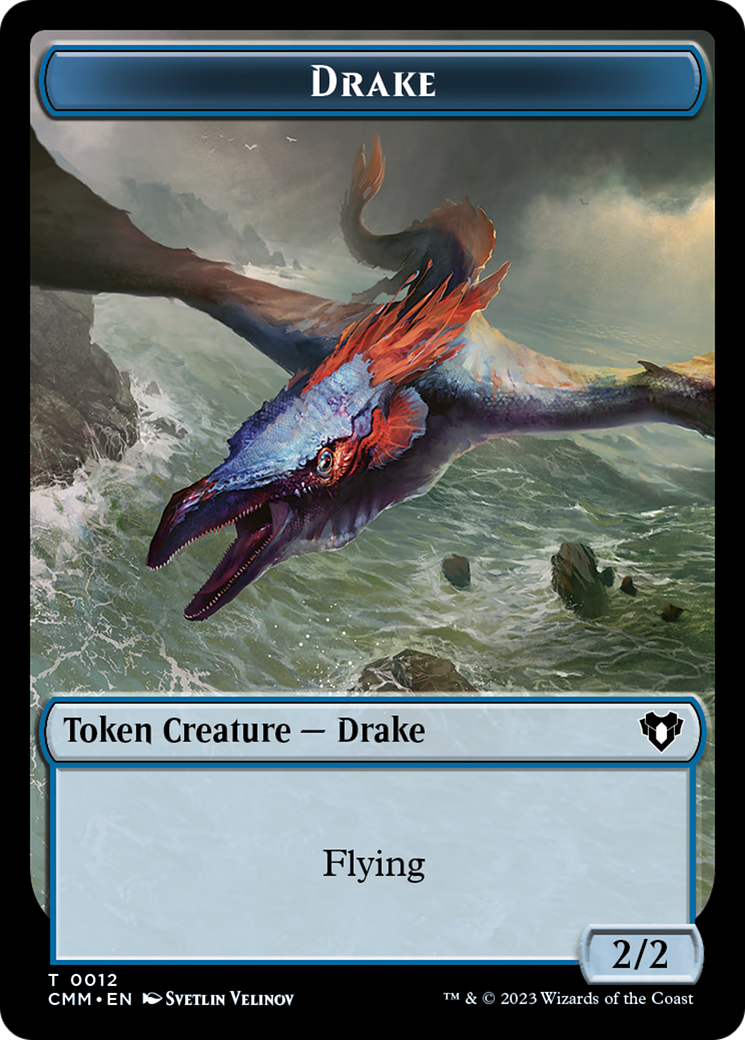 Eldrazi Scion // Drake Double-Sided Token [Commander Masters Tokens] - Destination Retro