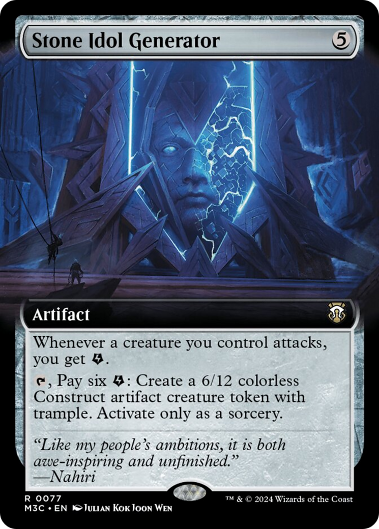 Stone Idol Generator (Extended Art) [Modern Horizons 3 Commander] - Destination Retro