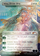 Miku, Divine Diva - Elspeth Tirel (Rainbow Foil) [Secret Lair Drop Series] - Destination Retro
