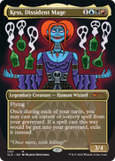 Kess, Dissident Mage (Borderless) [Secret Lair Drop Series] - Destination Retro
