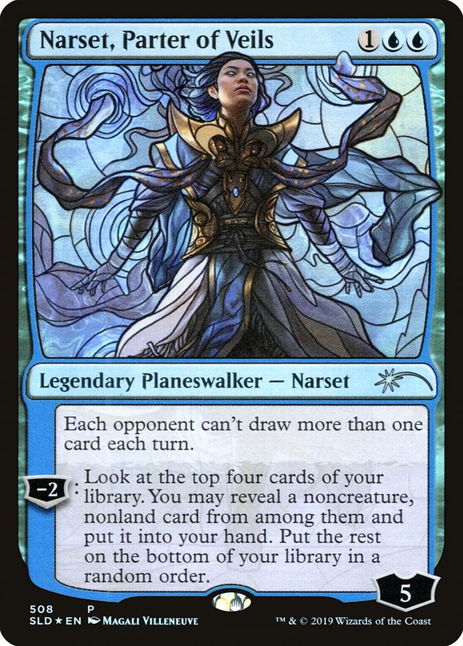 Narset, Parter of Veils (Stained Glass) [Secret Lair Drop Promos] - Destination Retro