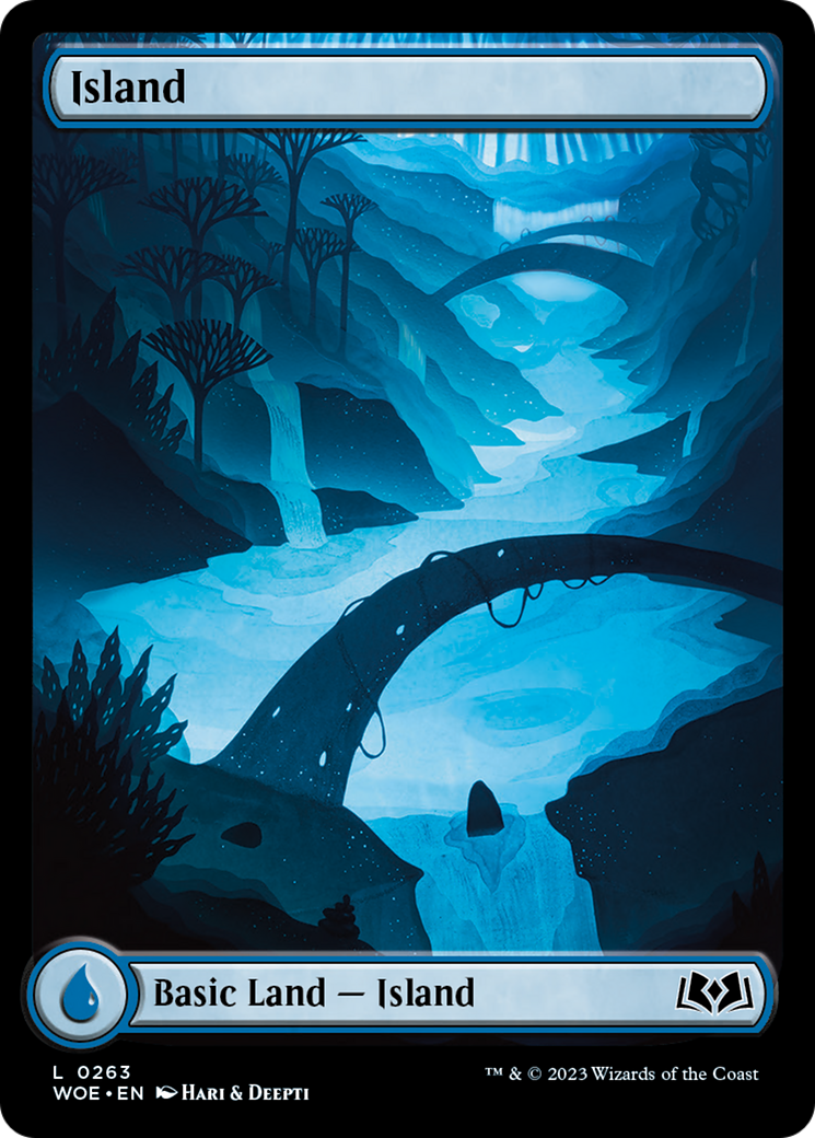 Island (263) (Full-Art) [Wilds of Eldraine] - Destination Retro