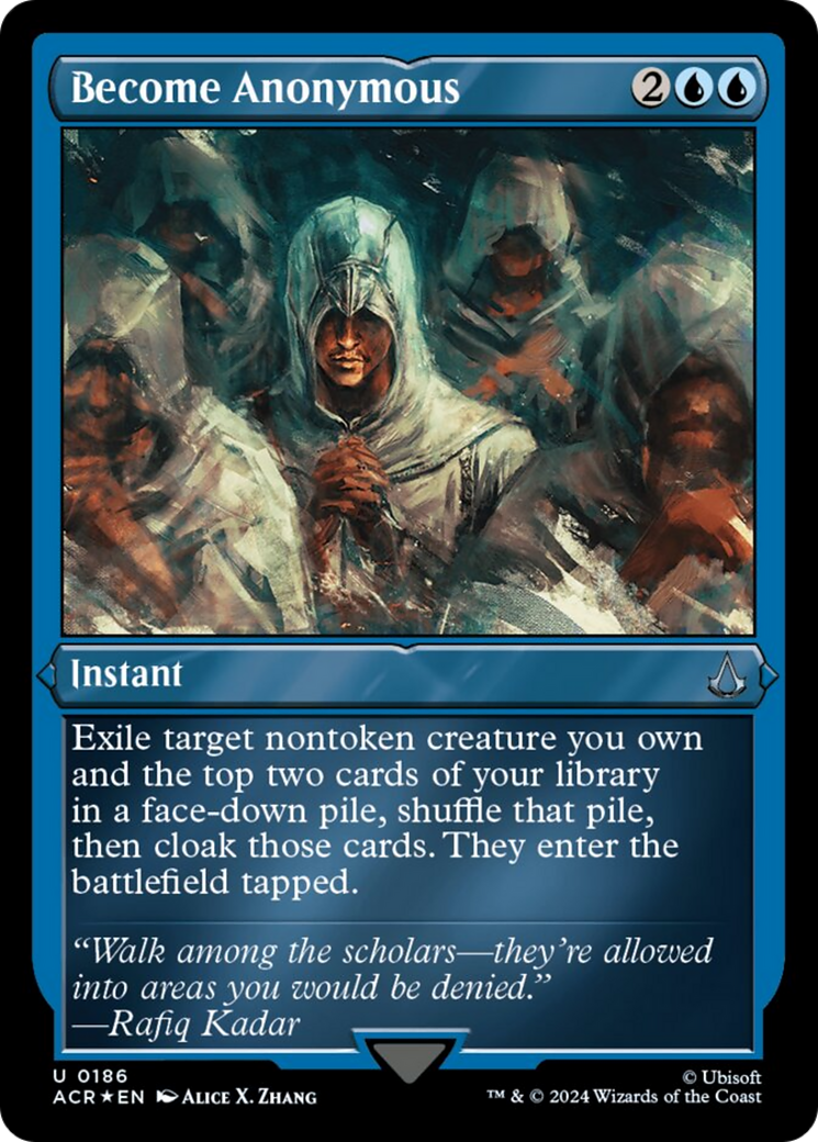 Become Anonymous (Foil Etched) [Assassin's Creed] - Destination Retro