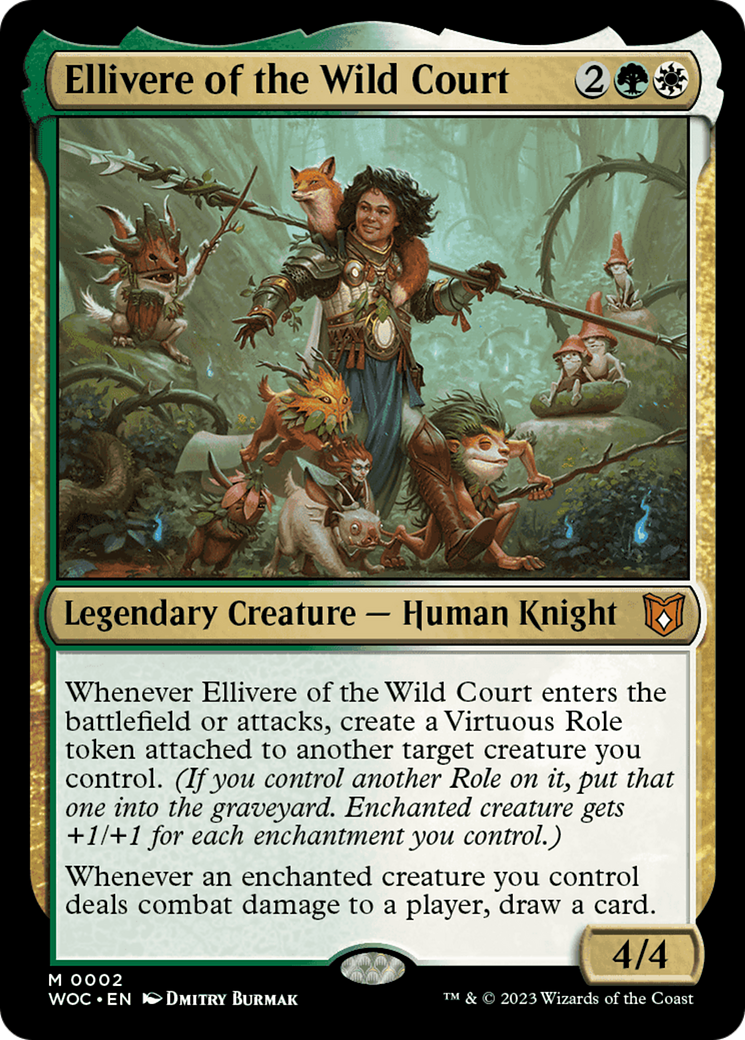 Ellivere of the Wild Court [Wilds of Eldraine Commander] - Destination Retro