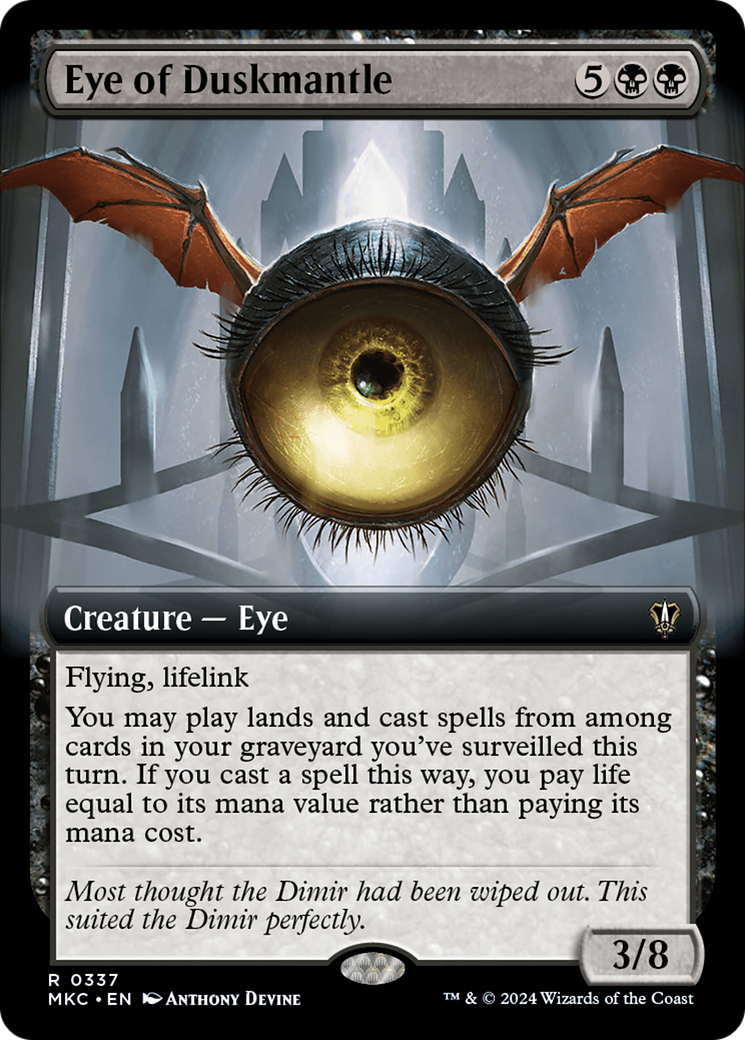 Eye of Duskmantle (Extended Art) [Murders at Karlov Manor Commander] - Destination Retro
