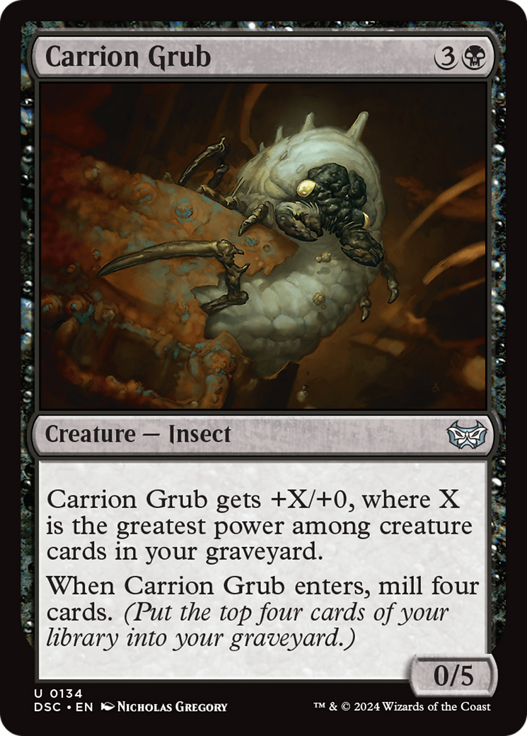 Carrion Grub [Duskmourn: House of Horror Commander] - Destination Retro