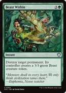 Beast Within [Secrets of Strixhaven Commander] - Destination Retro