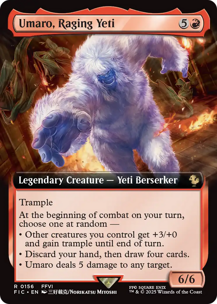 Umaro, Raging Yeti (Extended Art) [FINAL FANTASY Commander] - Destination Retro