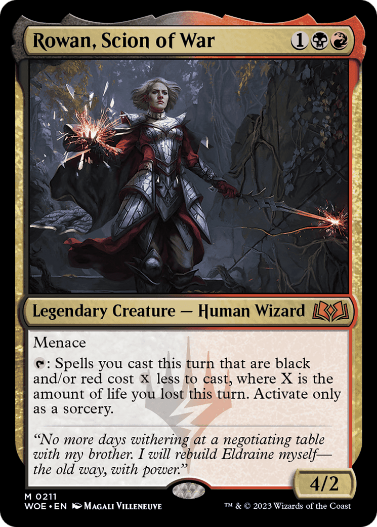 Rowan, Scion of War [Wilds of Eldraine] - Destination Retro