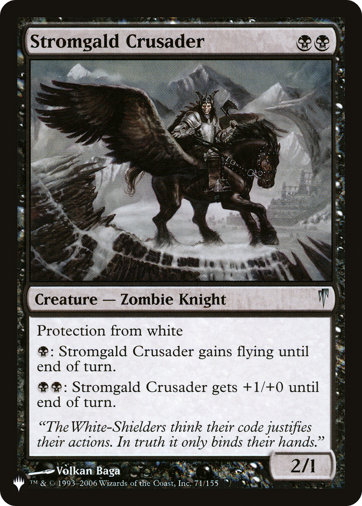 Stromgald Crusader [The List] - Destination Retro
