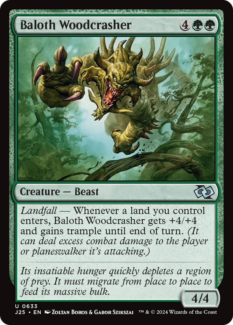Baloth Woodcrasher [Foundations Jumpstart] - Destination Retro