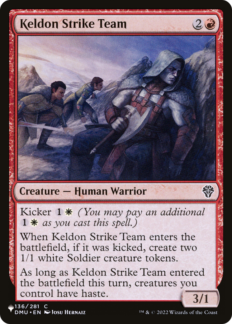 Keldon Strike Team [The List] - Destination Retro