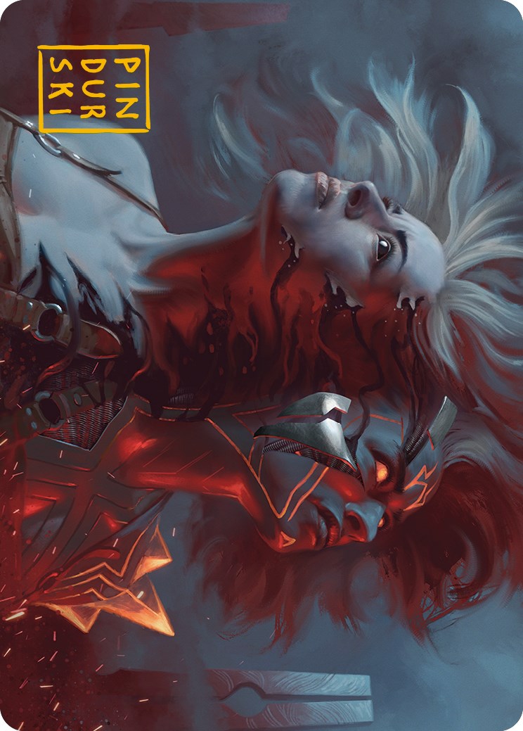 Thrill of Possibility Art Card (Gold-Stamped Signature) [Phyrexia: All Will Be One Art Series] - Destination Retro