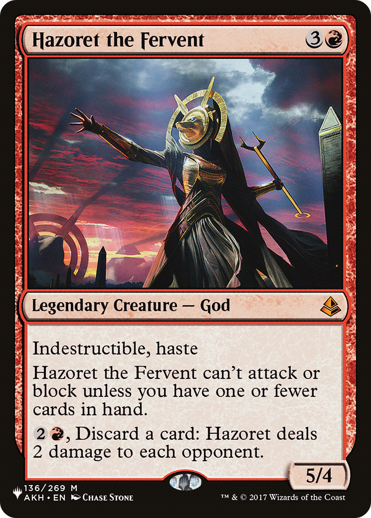 Hazoret the Fervent [The List] - Destination Retro