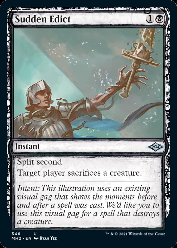 Sudden Edict (Sketch) [Modern Horizons 2] - Destination Retro