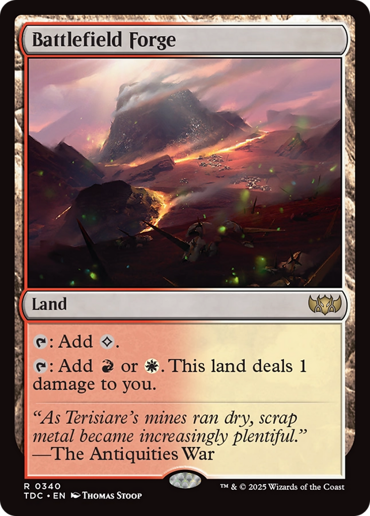 Battlefield Forge [Tarkir: Dragonstorm Commander] - Destination Retro