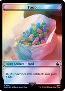 Alien Angel // Food (0057) Double-Sided Token (Surge Foil) [Doctor Who Tokens] - Destination Retro