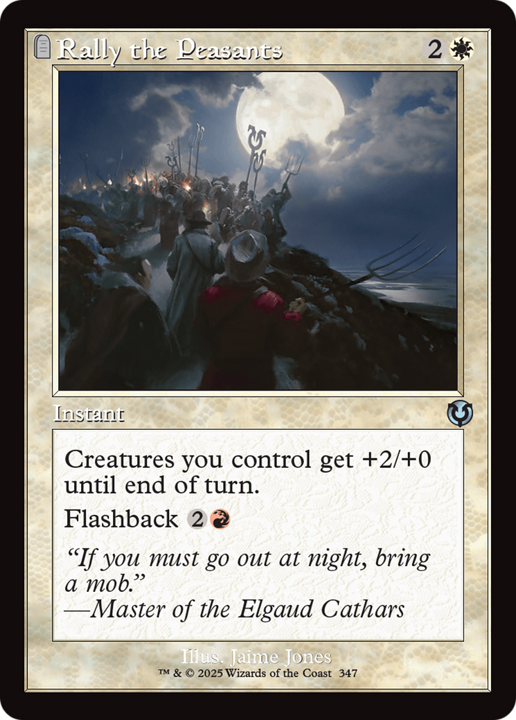 Rally the Peasants (Retro Frame) [Innistrad Remastered] - Destination Retro