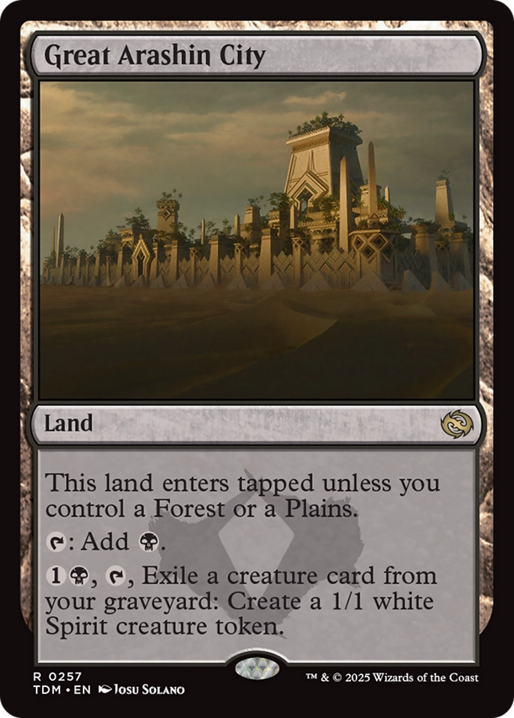 Great Arashin City [Tarkir: Dragonstorm] - Destination Retro