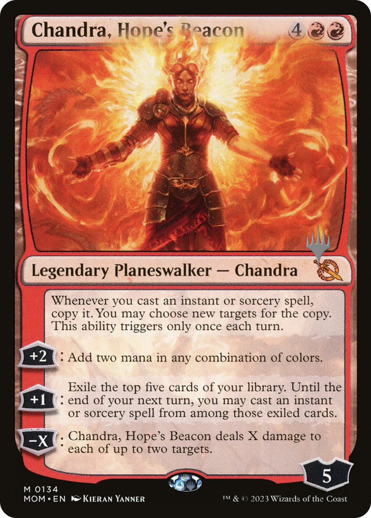 Chandra, Hope's Beacon (Promo Pack) [March of the Machine Promos] - Destination Retro