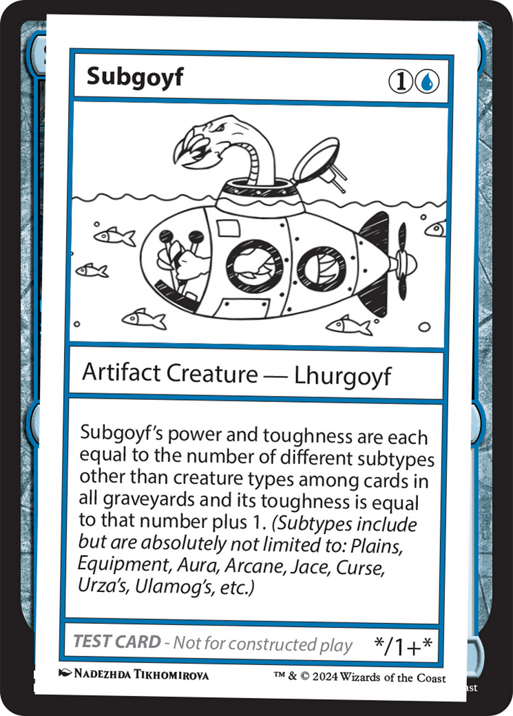 Subgoyf [Mystery Booster 2 Playtest Cards] - Destination Retro