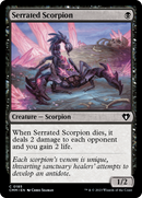 Serrated Scorpion [Commander Masters] - Destination Retro