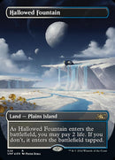Hallowed Fountain (Borderless) (Galaxy Foil) [Unfinity] - Destination Retro